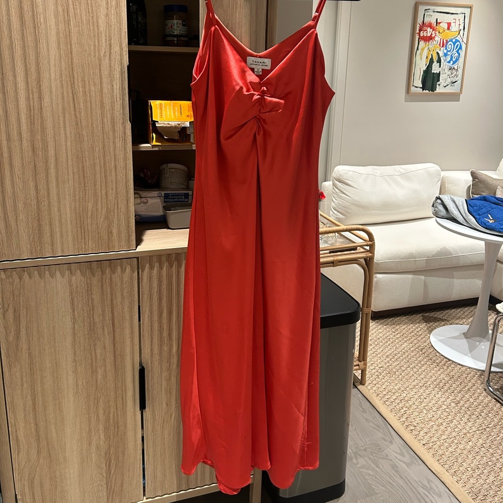 XS Pink Silk Dress